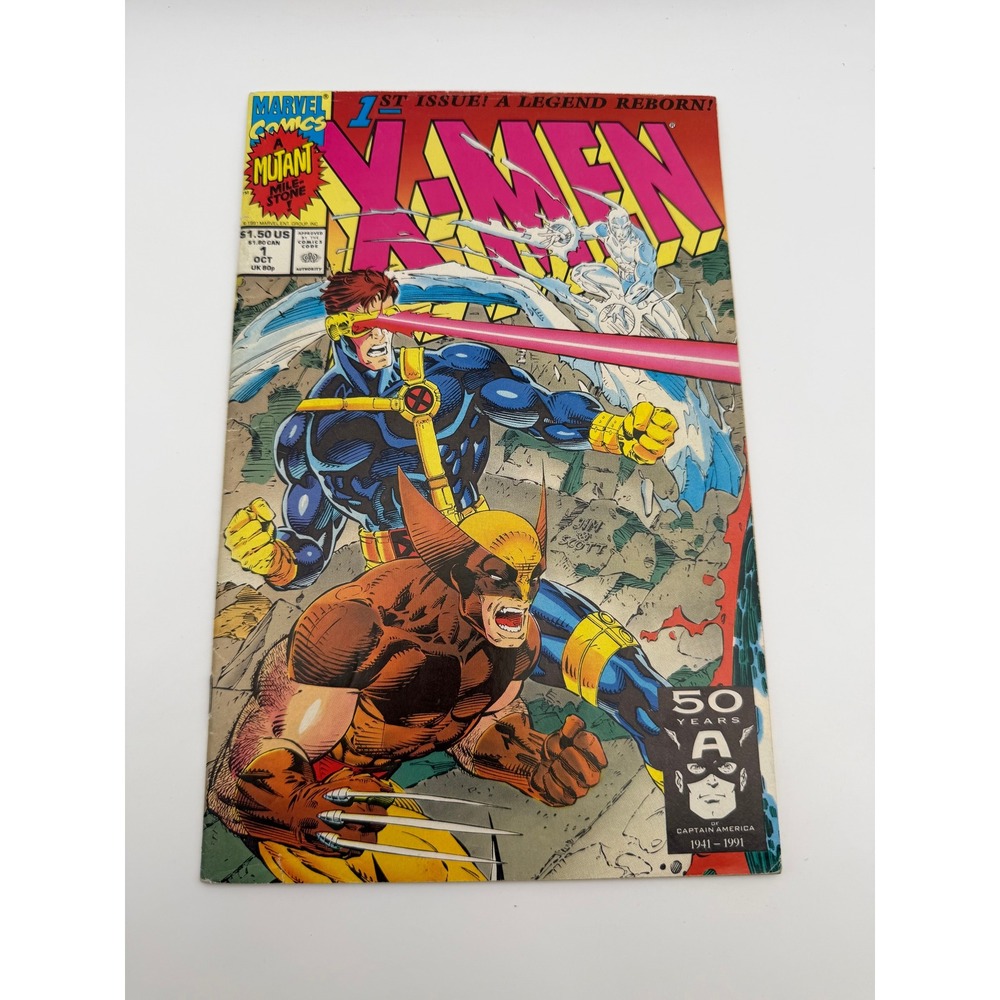 Marvel Comics X-Men #1 Oct 1991 Jim Lee Cover Mutant Milestone Vol 1 No 1